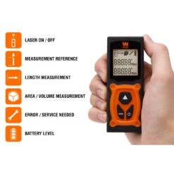 WEN 10130 130-Feet Laser Distance Measure With Backlit Screen(Wen 10130 130 Feet Laser Distance Measure With Backlit Screen) -Wen Tools Sale 10130 pt02 jpg