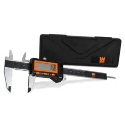 WEN 10764 Electronic 6.1-Inch Stainless Steel Water-Resistant Digital Caliper With LCD Readout And Storage Case, IP54 Rated(Electronic 7 2 Inch Stainless Steel Water Resistant Digital Caliper With Lcd Readout And Storage Case Ip54 Rated)