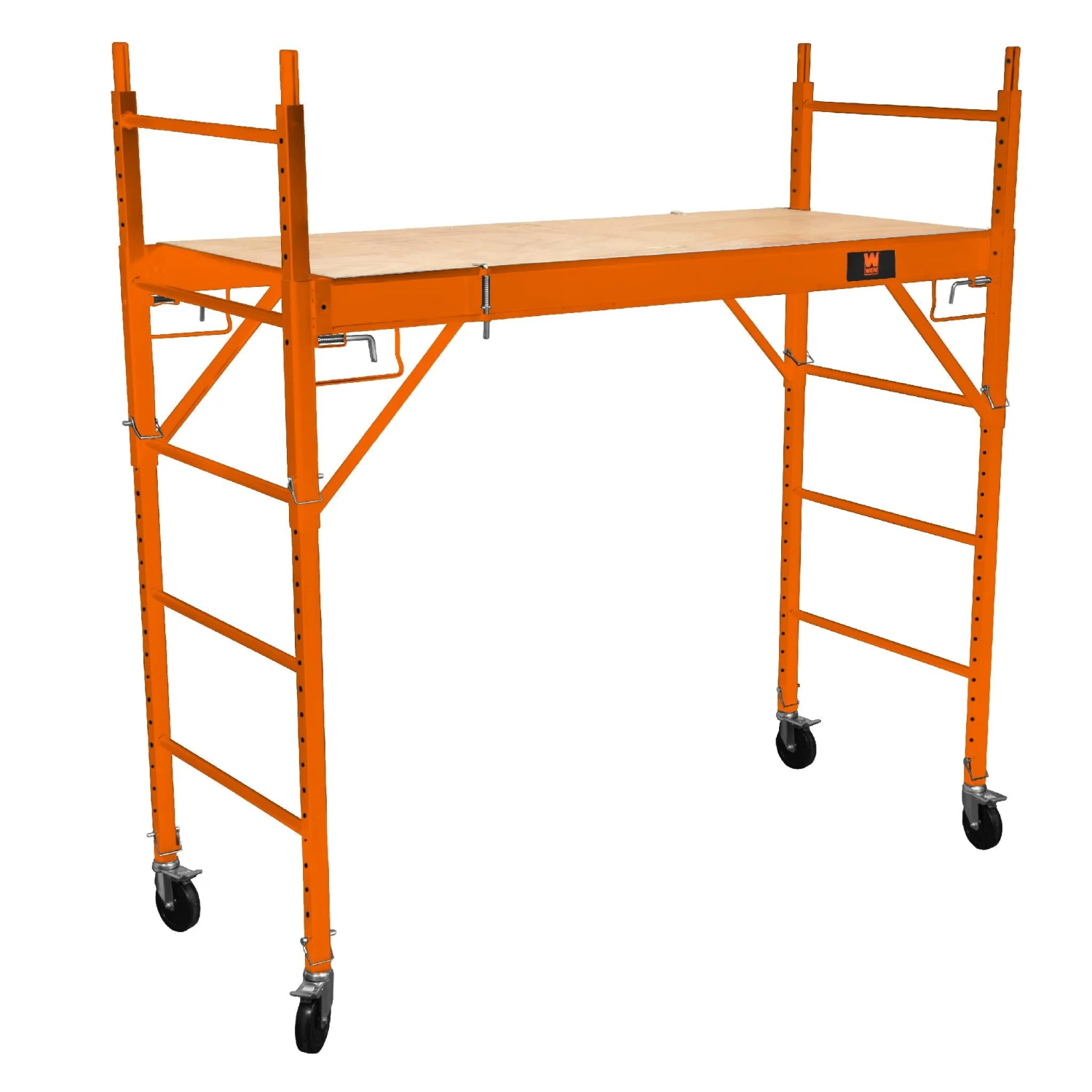 WEN 31110T Baker-Style 6.25 Ft. Multi-Purpose 1000-Pound-Capacity Rolling Steel Scaffolding(Wen 31110t Baker Style 6 25 Ft Multi Purpose 1000 Pound Capacity Rolling Steel Scaffolding) 7 WEN 31110T Baker-Style 6.25 Ft. Multi-Purpose 1000-Pound-Capacity Rolling Steel Scaffolding(Wen 31110t Baker Style 6 25 Ft Multi Purpose 1000 Pound Capacity Rolling Steel Scaffolding) - Image 5