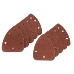 WEN 6301SP240 Detailing Palm Sander 240-Grit Hook And Loop Sandpaper (10-Pack)(Detailing Palm Sander 240 Grit Hook And Loop Sandpaper 10 Pack)