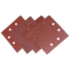 WEN 6304SP 1/4-Sheet Sander Hook-and-Loop Sandpaper (12-Pack), Assorted Grits(Quarter Sheet Sander Hook And Loop Sandpaper 12 Pack Assorted Grits)