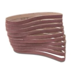 WEN 6307SP80 80-Grit 1/2 X 18-Inch Sanding Belt Sandpaper (10 Pack)(80 Grit One Half X 18 Inch Sanding Belt Sandpaper 10 Pack)