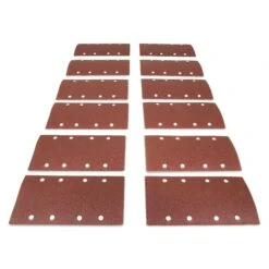 WEN 6313SP 1/3 Sheet Sander Hook-and-Loop Sandpaper Assorted Grits (12-Pack)(Sheet Sander Sandpaper Assorted Grits 12 Pack 6313sp)