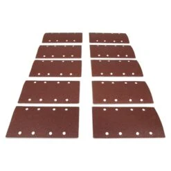 WEN 6313SP100 Electric 1/3 Sheet Sander 100-Grit Hook And Loop Sandpaper (10-Pack)(Electric 1 3 Sheet Sander 100 Grit Hook And Loop Sandpaper 10 Pack)