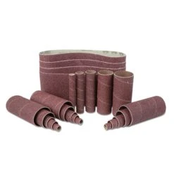 WEN 6524SP240 240-Grit Combination Belt And Sleeve Sandpaper Set, 24-Pack(240 Grit Combination Belt Sleeve Sandpaper Set 24 Pack)