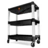 WEN 73163 Three-Tray 300-Pound Capacity Triple Decker Service And Utility Cart(Wen 73163 Three Tray 300 Pound Capacity Triple Decker Service And Utility Cart) -Wen Tools Sale 73163.main 06c8ca33 fbaa 4cbc b2f3 7a6020a3bb98