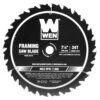 WEN BL0724 7.25-Inch 24-Tooth Carbide-Tipped Professional Framing Saw Blade For Miter Saws And Circular Saws(Bl0724 7 25 Inch 24 Tooth Carbide Tipped Professional Framing Saw Blade For Miter Saws And Circular Saws) -Wen Tools Sale BL0724.main