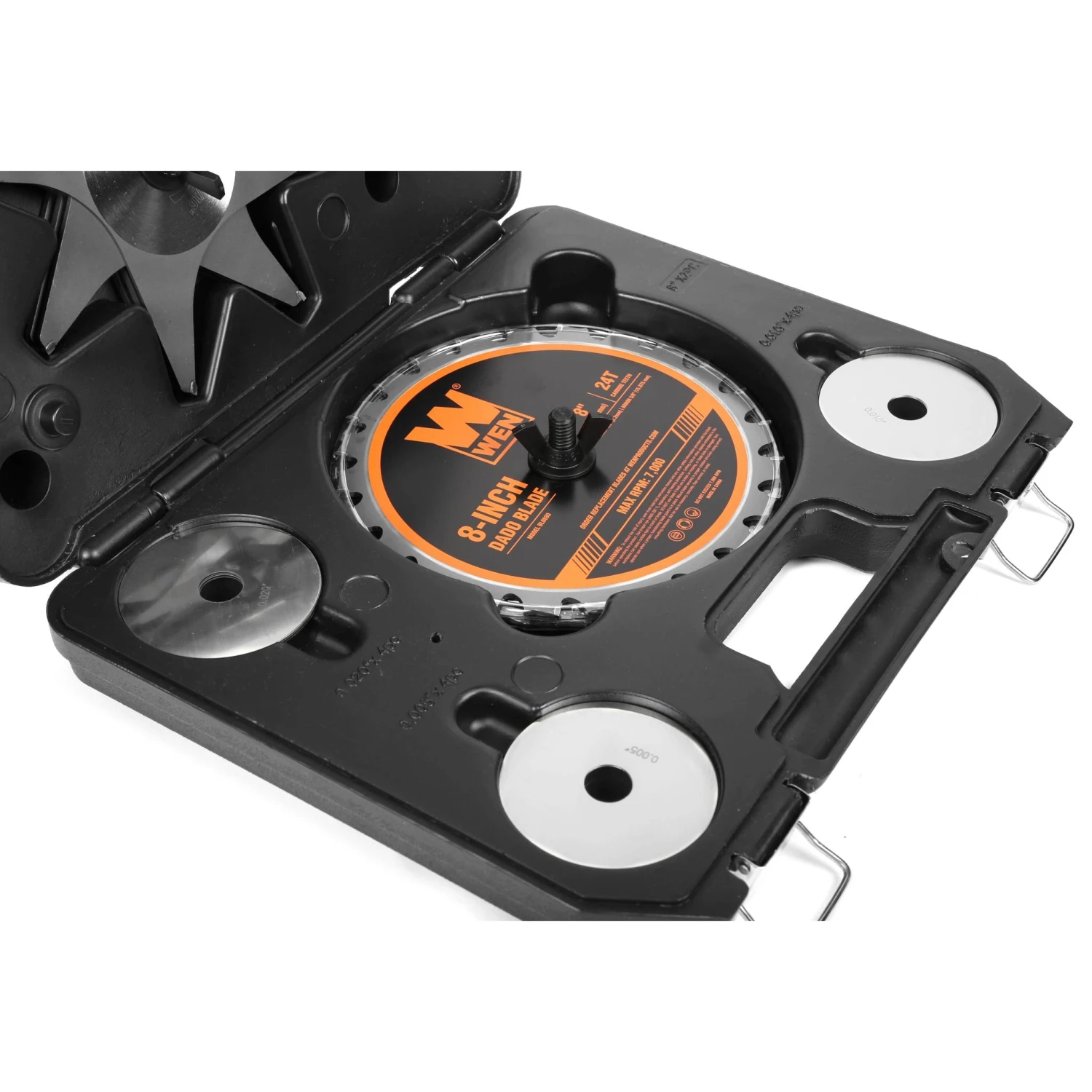 WEN BL088D 8-Inch 24-Tooth Carbide-Tipped Stacked Dado Blade Set For 10-Inch Table Saws(Wen Bl088d 8 Inch 24 Tooth Carbide Tipped Stacked Dado Blade Set For 10 Inch Table Saws) 9 WEN BL088D 8-Inch 24-Tooth Carbide-Tipped Stacked Dado Blade Set For 10-Inch Table Saws(Wen Bl088d 8 Inch 24 Tooth Carbide Tipped Stacked Dado Blade Set For 10 Inch Table Saws) - Image 7