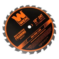 WEN BL1024 10-Inch 24-Tooth Carbide-Tipped Professional Multi-Material Framing Saw Blade(Wen Bl1024 10 Inch 24 Tooth Carbide Tipped Professional Multi Material Framing Saw Blade) 9 WEN BL1024 10-Inch 24-Tooth Carbide-Tipped Professional Multi-Material Framing Saw Blade(Wen Bl1024 10 Inch 24 Tooth Carbide Tipped Professional Multi Material Framing Saw Blade) -Wen Tools Sale BL1024.pt03