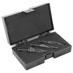 WEN DB124X 3-Piece Impact-Duty Titanium Step Drill Bit Set With #1, #2, And #4 Step Drill Bits(Wen Db124x 3 Piece Impact Duty Titanium Step Drill Bit Set With 1 2 And 4 Step Drill Bits)