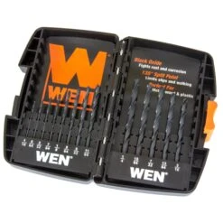 WEN DB13 13-piece Black Oxide Drill Bit Set(Drill Bit Set Db13)