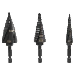 WEN DB149X 3-Piece Impact-Duty Titanium Step Drill Bit Set With #1, #4, And #9 Step Drill Bits(Wen Db149x 3 Piece Impact Duty Titanium Step Drill Bit Set With 1 4 And 9 Step Drill Bits) -Wen Tools Sale DB149X.pt02 d7761443 8e82 45a7 b6b1 24efab5c2460