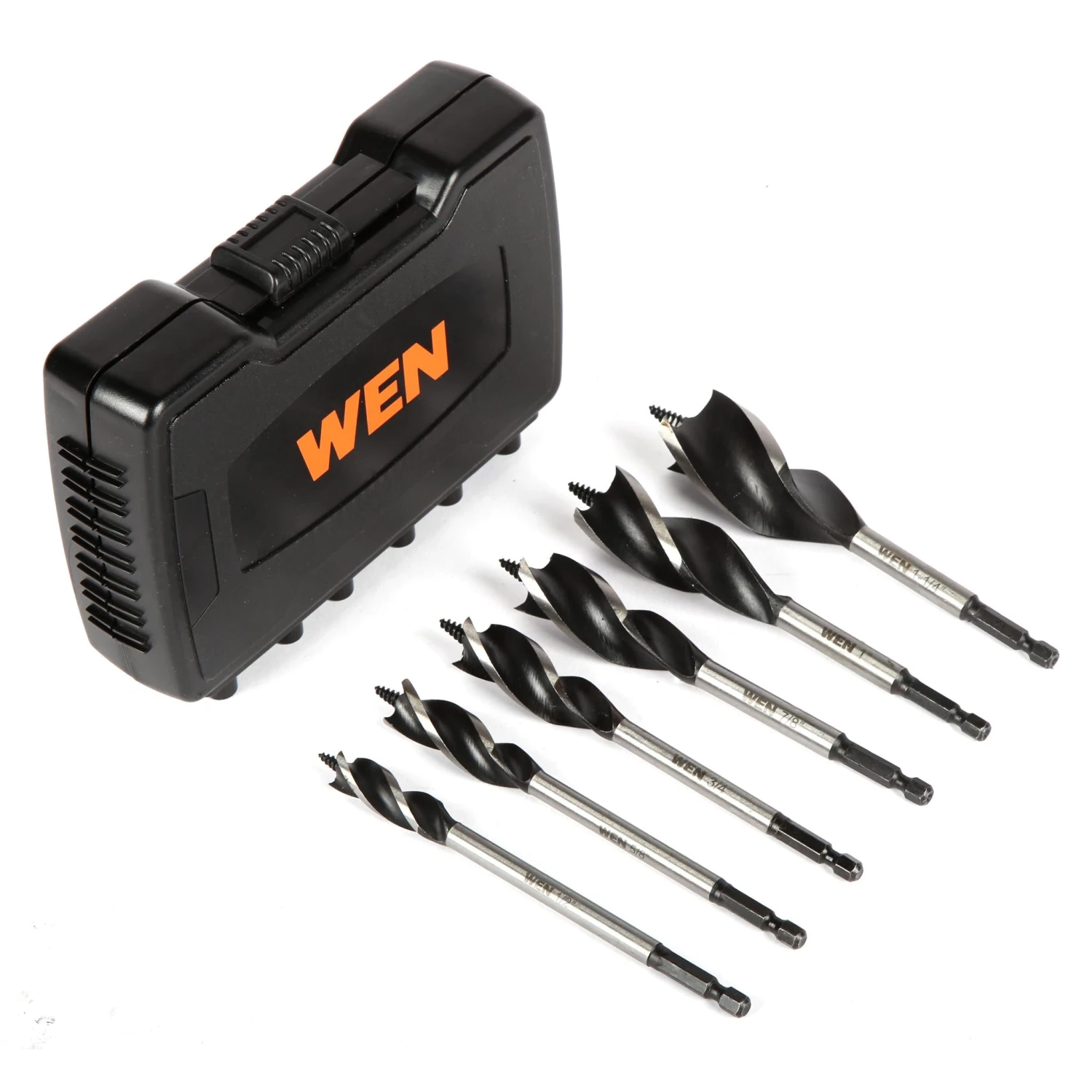 WEN DB613A 6-Piece Tri-Flute Auger Drill Bit Set With Carrying Case(Wen Db613a 6 Piece Tri Flute Auger Drill Bit Set With Carrying Case) 8 WEN DB613A 6-Piece Tri-Flute Auger Drill Bit Set With Carrying Case(Wen Db613a 6 Piece Tri Flute Auger Drill Bit Set With Carrying Case) - Image 6