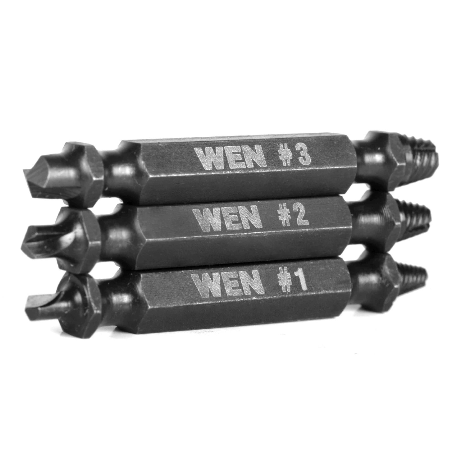 WEN DBX003 Screw Extractor Kit, Impact-Rated 3-Piece Set With Double-Ended Bits(Wen Dbx003 Screw Extractor Kit Impact Rated 3 Piece Set With Double Ended Bits) 4 WEN DBX003 Screw Extractor Kit, Impact-Rated 3-Piece Set With Double-Ended Bits(Wen Dbx003 Screw Extractor Kit Impact Rated 3 Piece Set With Double Ended Bits) - Image 2