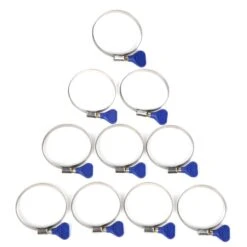 WEN DCA010 4-Inch Steel Hose Clamps For Dryers And Dust Collection Systems, 10 Pack(Wen Dca010 4 Inch Steel Hose Clamps For Dryers And Dust Collection Systems 10 Pack)