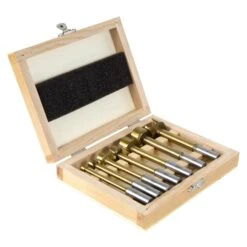 WEN FB7 7-Piece Forstner Bit Set With Wooden Carrying Case(Fb7 7 Piece Forstner Bit Set)