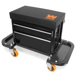 WEN GG1400 400-Pound Capacity Garage Glider Rolling Tool Chest Seat With Storage Pouch(Wen Gg1400 400 Pound Capacity Garage Glider Rolling Tool Chest Seat With Storage Pouch)