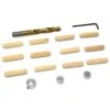 WEN JN038D 3/8-Inch Wooden Doweling Kit With Drill Bit, Stop Collar, And Fluted Birch Wood Dowels(Jn038d 3 8 Inch Wooden Doweling Kit With Drill Bit Stop Collar And Fluted Birch Wood Dowels)
