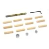 WEN JN516D 5/16-Inch Wooden Doweling Kit With Drill Bit, Stop Collar, And Fluted Birch Wood Dowels(Jn516d 5 16 Inch Wooden Doweling Kit With Drill Bit Stop Collar And Fluted Birch Wood Dowels)