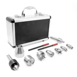 WEN LA0009 9-Piece MT2 Wood Lathe Drive And Live Center Kit With Aluminum Case(Wen La0009 9 Piece Mt2 Wood Lathe Drive And Live Center Kit With Aluminum Case) -Wen Tools Sale LA0009.pt02