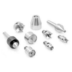 WEN LA0009 9-Piece MT2 Wood Lathe Drive And Live Center Kit With Aluminum Case(Wen La0009 9 Piece Mt2 Wood Lathe Drive And Live Center Kit With Aluminum Case) -Wen Tools Sale LA0009.pt03