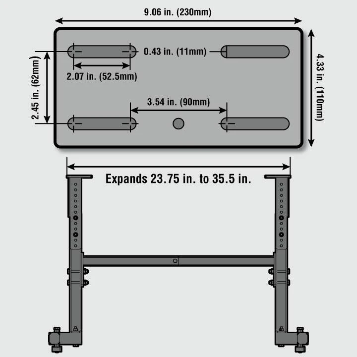 WEN LA8800 225-Pound Capacity Height Adjustable Steel Lathe Stand(Wen La8800 225 Pound Capacity Height Adjustable Steel Lathe Stand) 6 WEN LA8800 225-Pound Capacity Height Adjustable Steel Lathe Stand(Wen La8800 225 Pound Capacity Height Adjustable Steel Lathe Stand) - Image 4