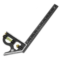 WEN ME144L 12-Inch Aluminum Combination Square With Bubble Level(12 Inch Aluminum Combination Square With Bubble Level)