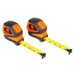 WEN ME425T-2 25-Foot Measuring Tape With Automatic Brake And Dual-Release Triggers, Two Pack(Wen Me425t 2 25 Foot Measuring Tape With Automatic Brake And Dual Release Triggers Two Pack)
