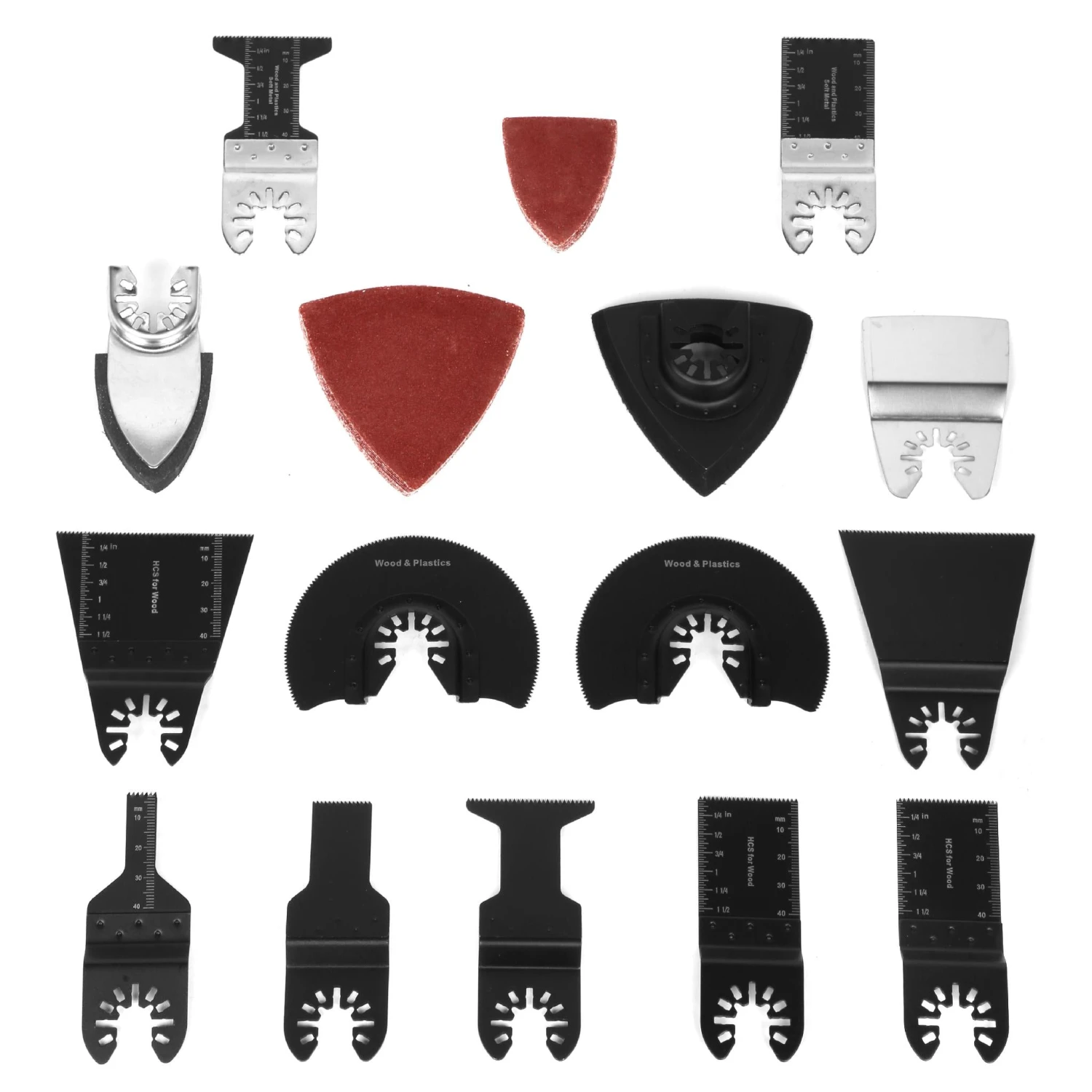 WEN MTB014 34-Piece Oscillating Multi-Tool Accessory Set With HCS Blades, Bi-Metal Blades, Sanders, And Scraper(Wen Mtb014 34 Piece Oscillating Multi Tool Accessory Set With Hcs Blades Bi Metal Blades Sanders And Scraper) 3 WEN MTB014 34-Piece Oscillating Multi-Tool Accessory Set With HCS Blades, Bi-Metal Blades, Sanders, And Scraper(Wen Mtb014 34 Piece Oscillating Multi Tool Accessory Set With Hcs Blades Bi Metal Blades Sanders And Scraper)