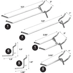 WEN WB050A Pegboard Accessory Kit, 50-Piece(Wen Wb050a Pegboard Accessory Kit 50 Piece) 7 WEN WB050A Pegboard Accessory Kit, 50-Piece(Wen Wb050a Pegboard Accessory Kit 50 Piece) -Wen Tools Sale WB050A.pt02
