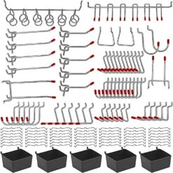 WEN WB114A Pegboard Accessory Kit, 114-Piece(Wen Wb114a Pegboard Accessory Kit 114 Piece)