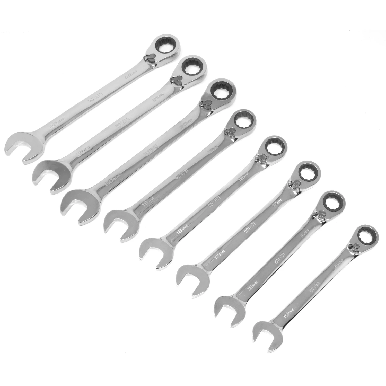 WEN WR162 16-Piece Professional-Grade Reversible Ratcheting Metric Combination Wrench Set With Storage Pouch(Wen Wr162 16 Piece Professional Grade Reversible Ratcheting Metric Combination Wrench Set With Storage Pouch) 4 WEN WR162 16-Piece Professional-Grade Reversible Ratcheting Metric Combination Wrench Set With Storage Pouch(Wen Wr162 16 Piece Professional Grade Reversible Ratcheting Metric Combination Wrench Set With Storage Pouch) - Image 3